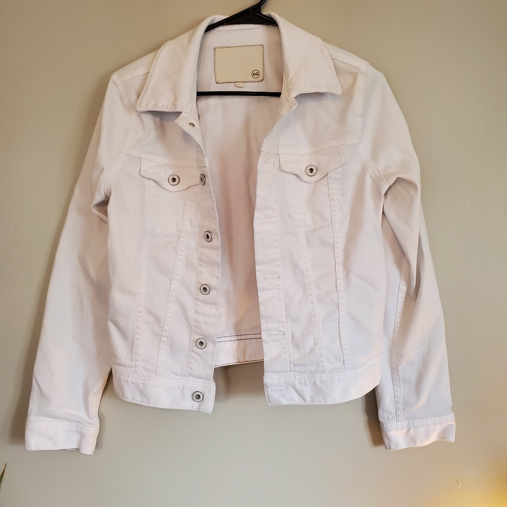 Classic White Women's Denim Jacket